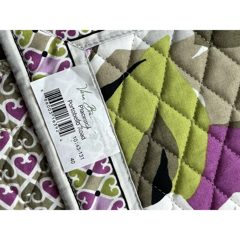 Vera Bradley 4 Quilted Place Mats Portobello Road Print - NEW‎